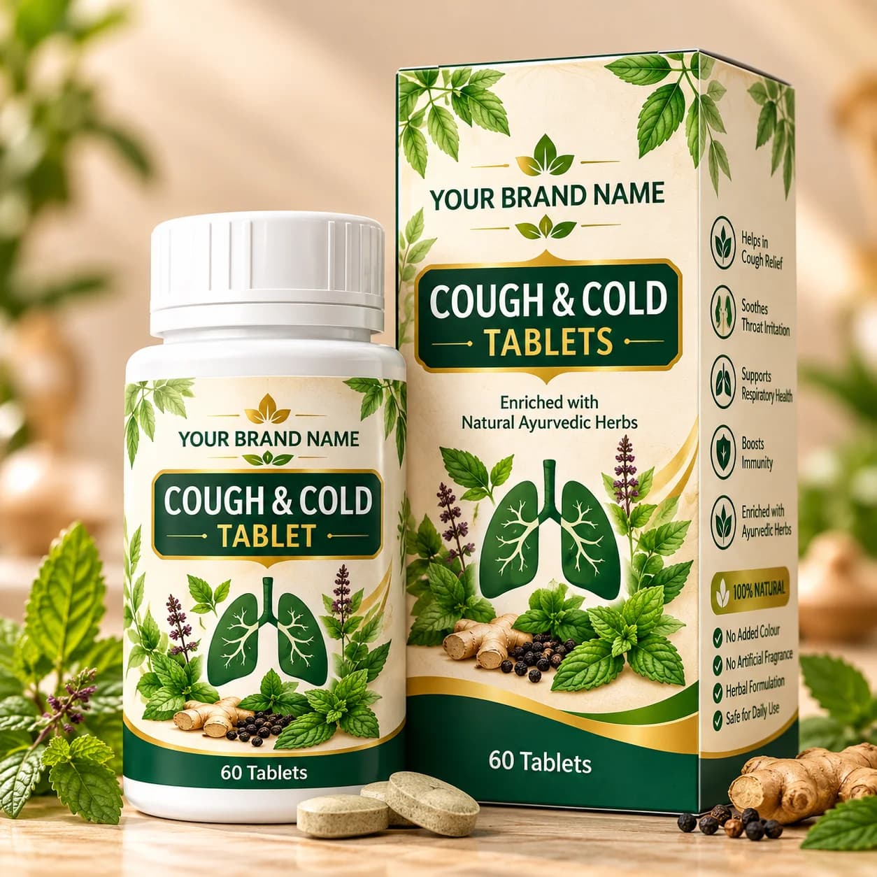 Cough & Cold Tablets — pack